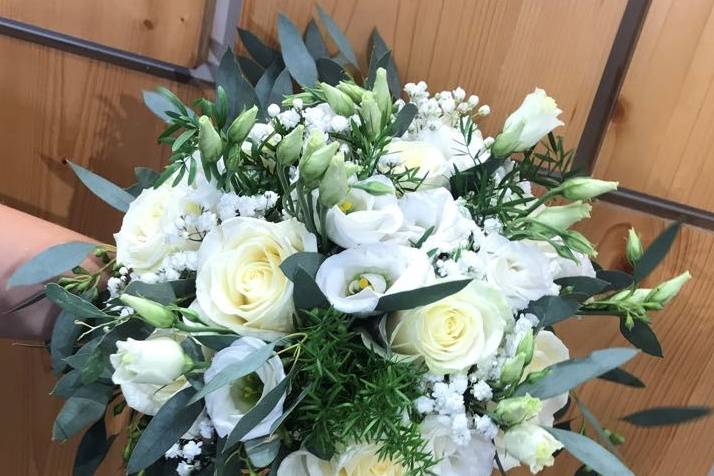 Bouquet de mariée champêtre