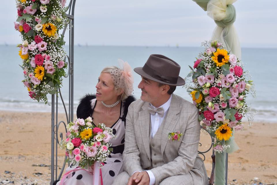 Cérémonie sur la plage