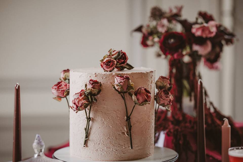 Roses cake