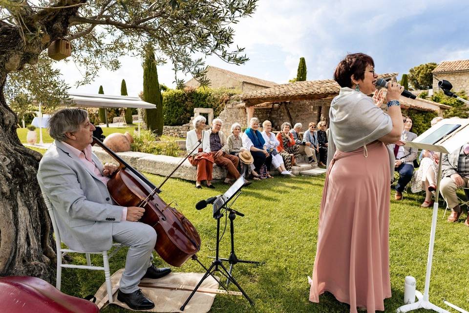 Crémonie laïque avec le duo Ce