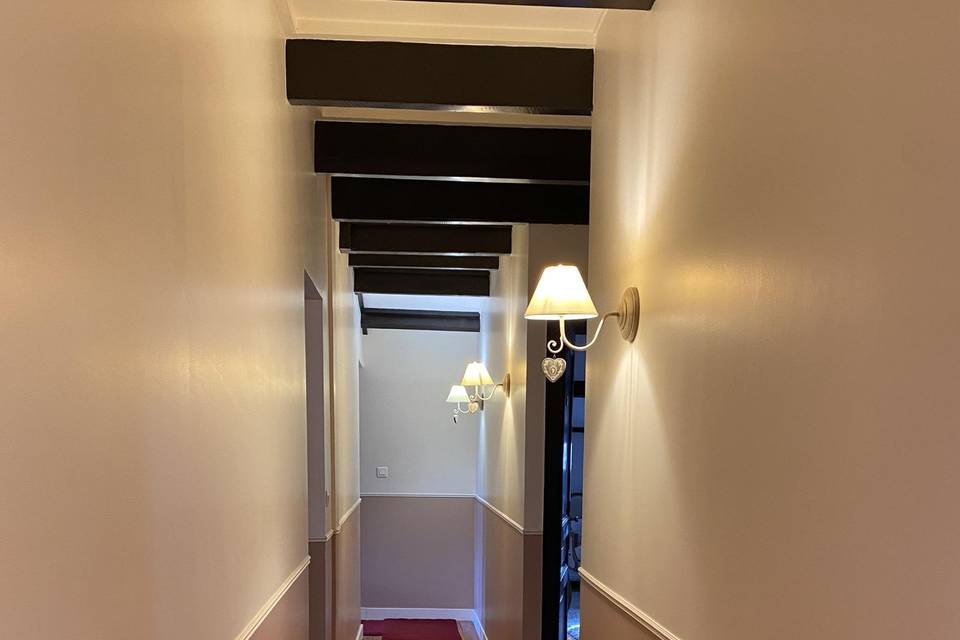 Le couloir des chambres