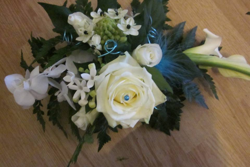 Ventouse bouquet blanc