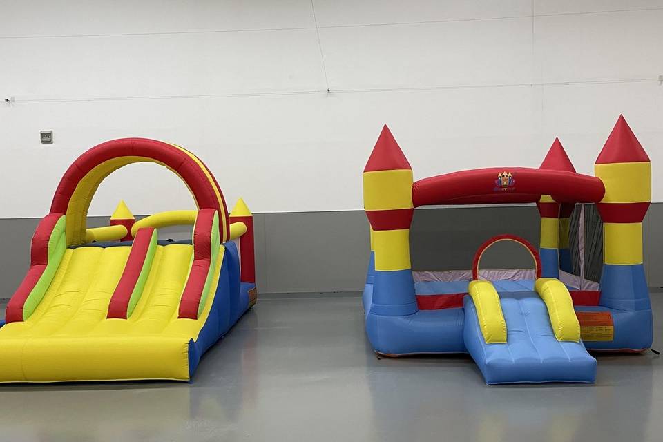 Pack toboggan et château