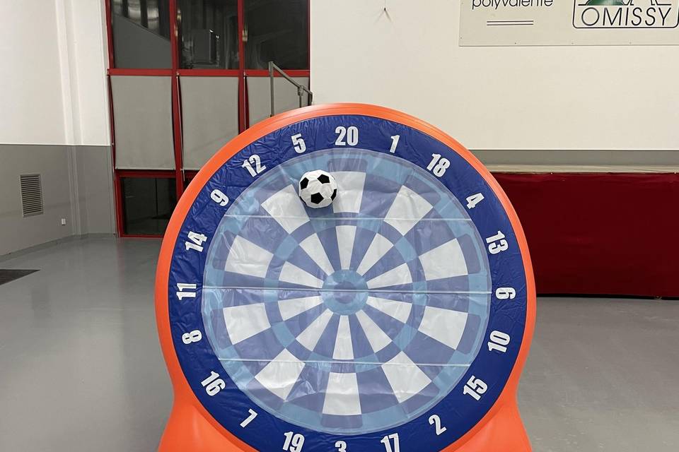 Cible foot fléchettes