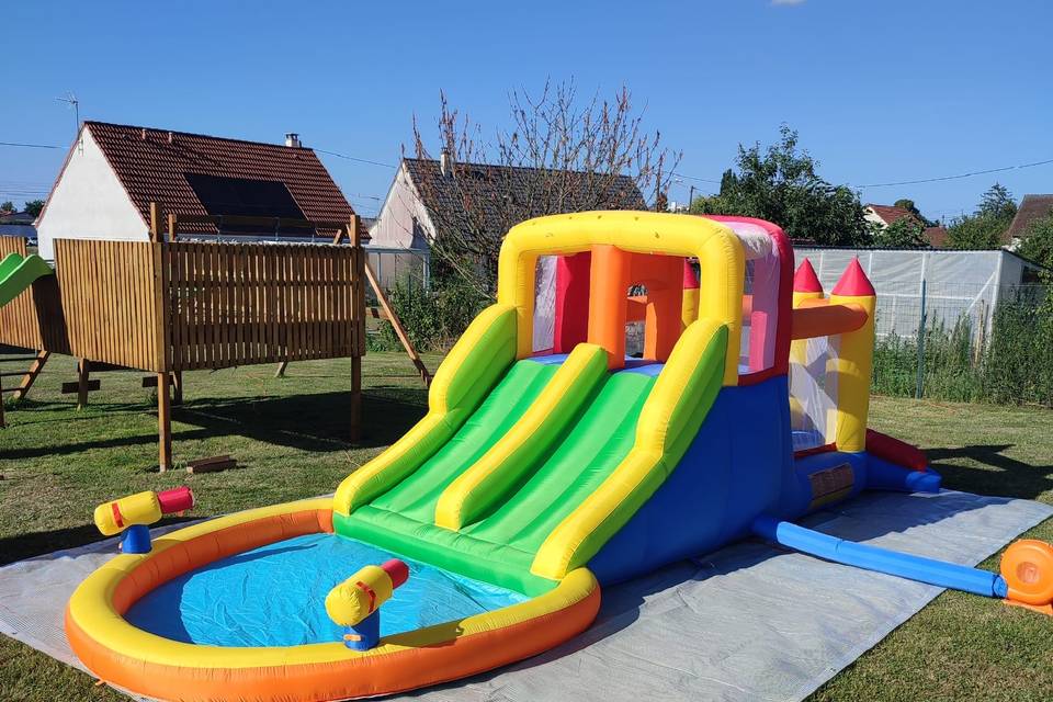 Toboggan Modulable (Eau/Balles