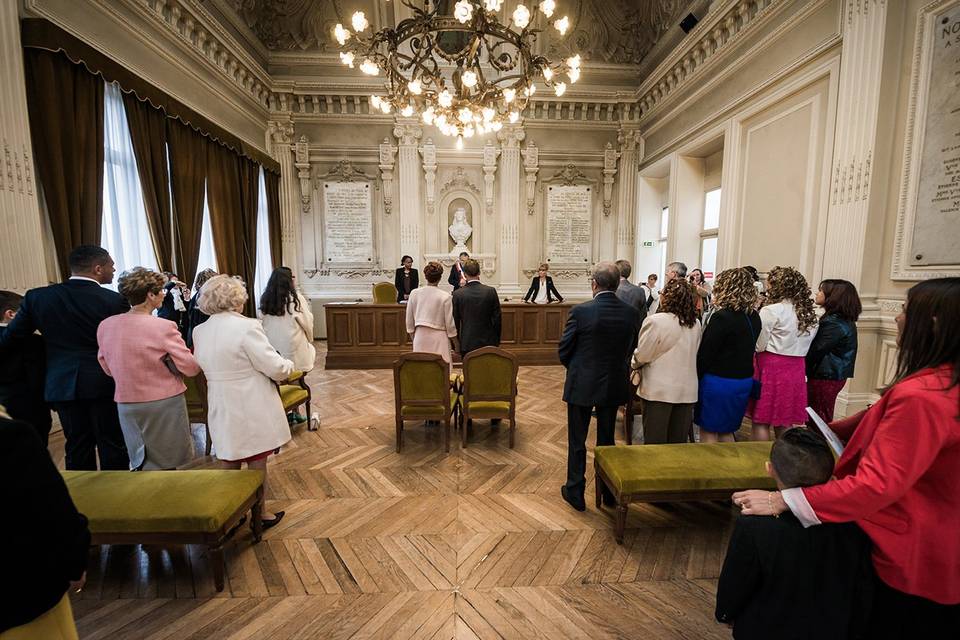 À la reception