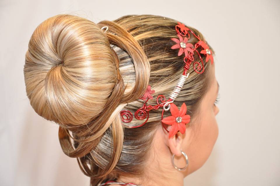 Création chignon et ornement