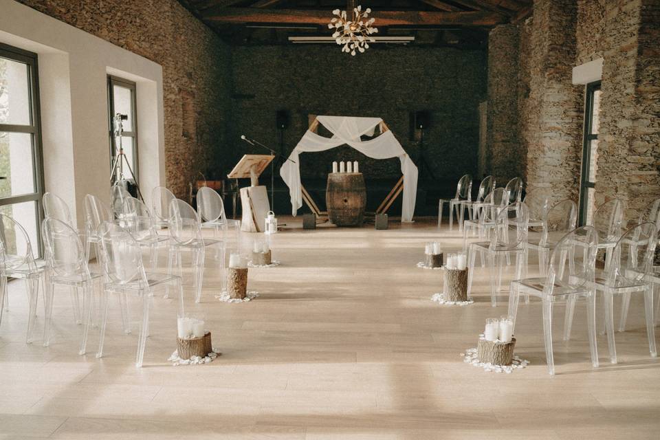 Cérémonie en intérieur