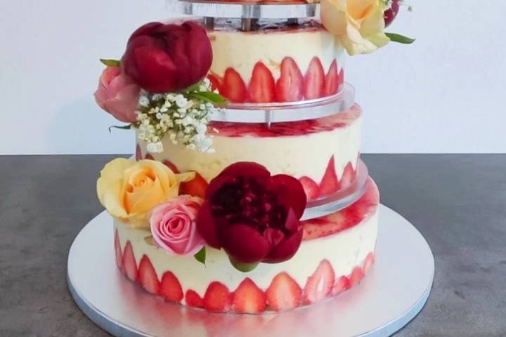 Wedding Cake Fraisier