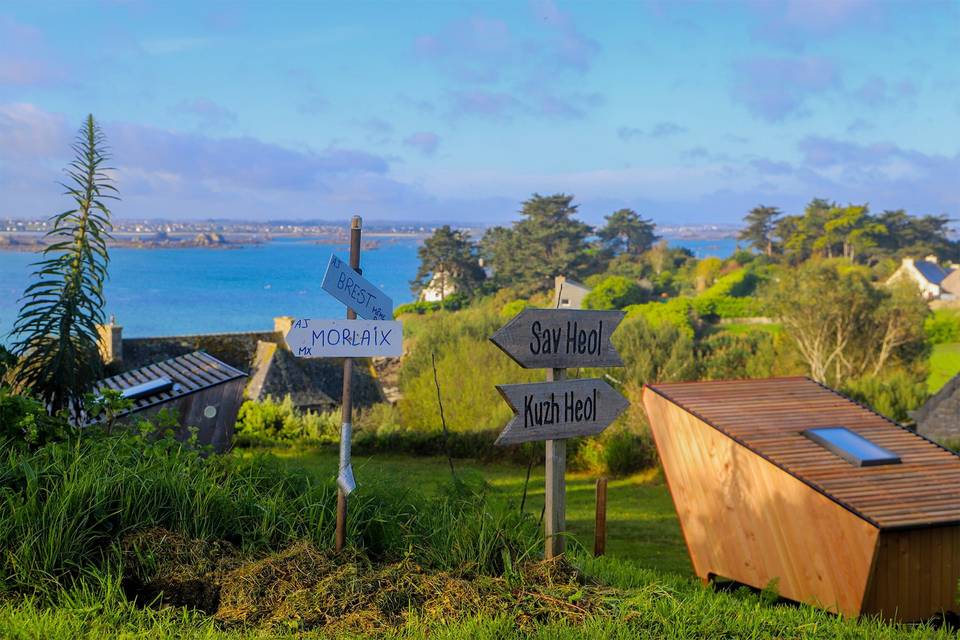 Vue mer pour mariage