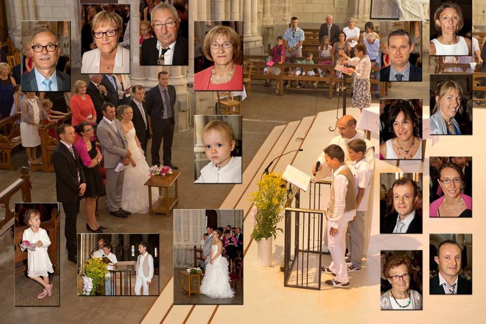 Mariage reportage église