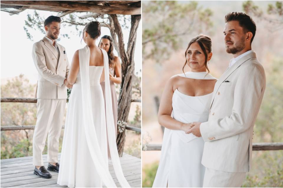Réception de mariage en Corse