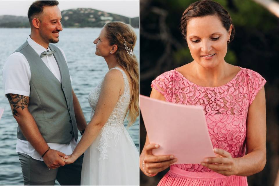 Réception de mariage en Corse