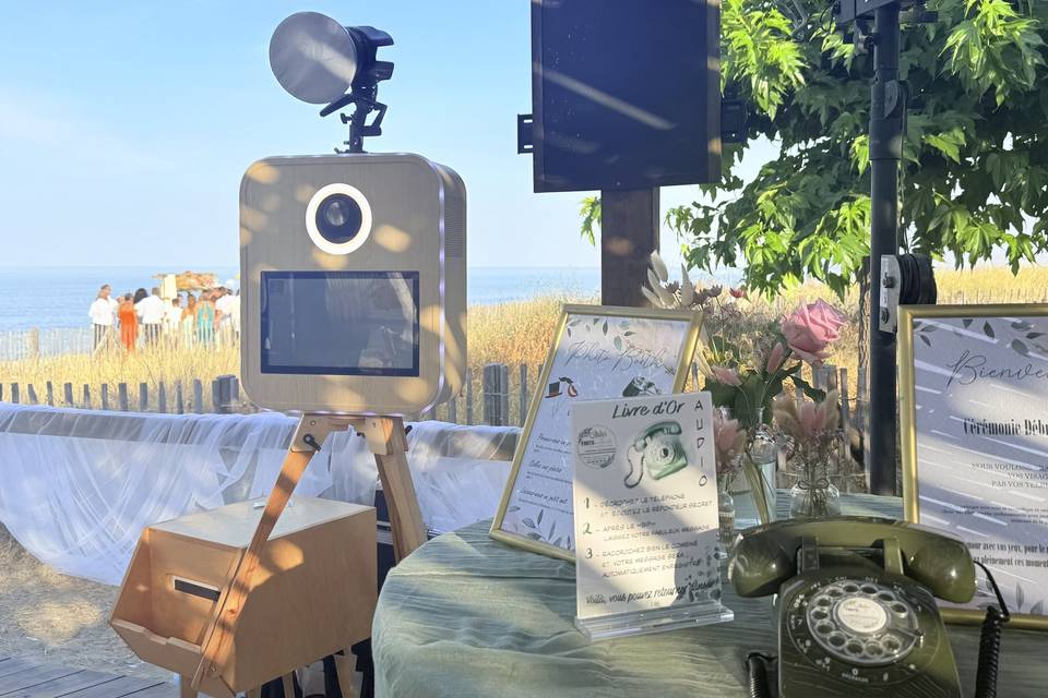 Duo photobooth et livre d’or