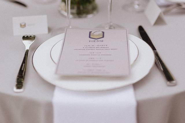 Menu sur le thème sport