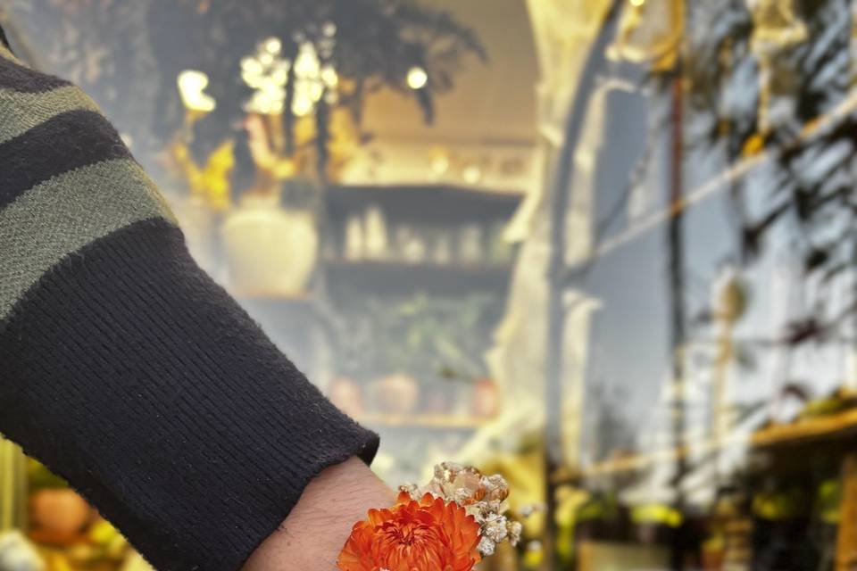 Bracelet fleurs séchées