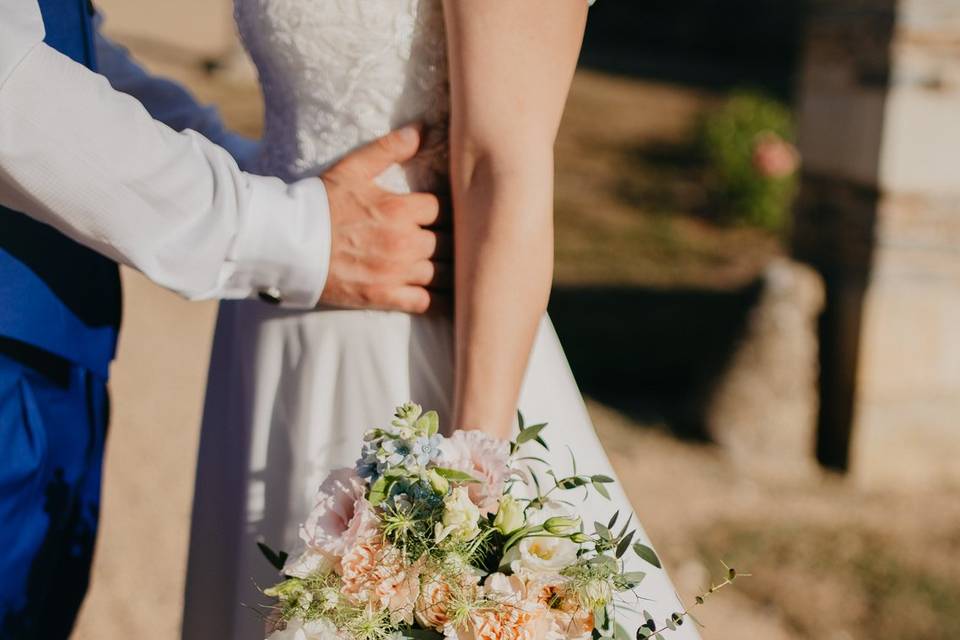 Bouquet de mariée champêtre