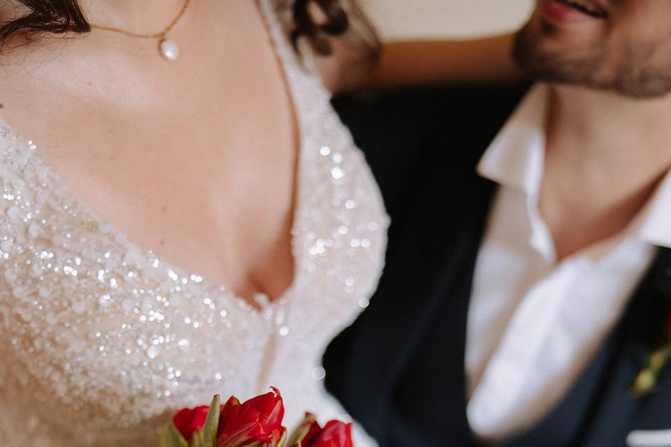 Bouquet de mariée tulipe