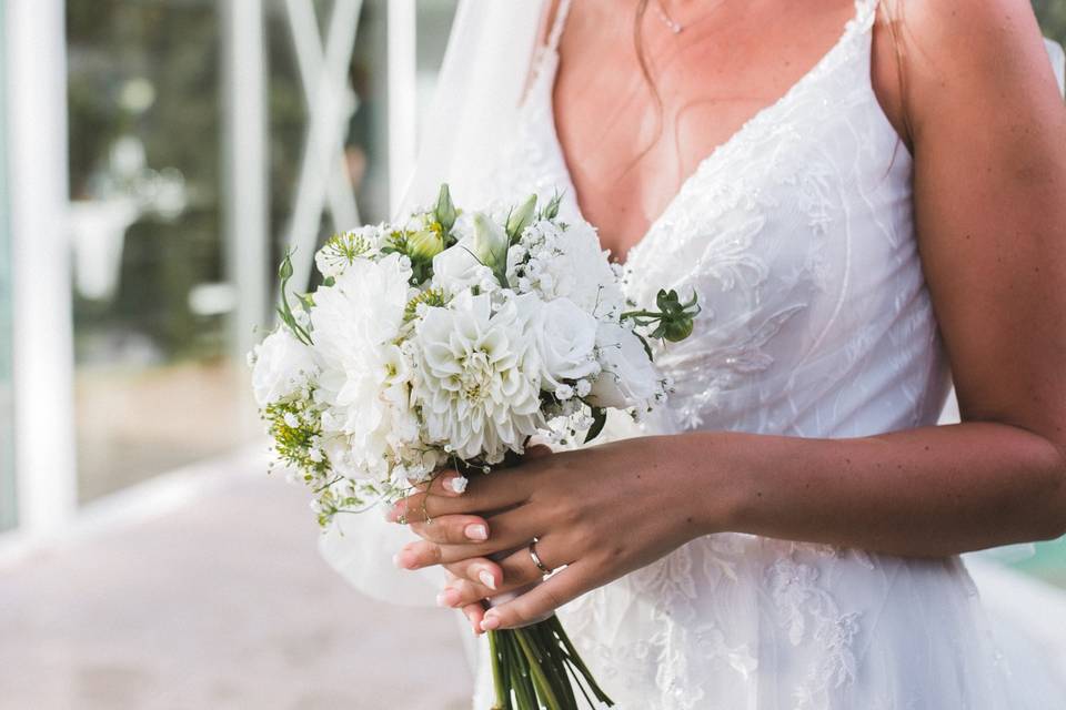 Détail - bouquet mariée