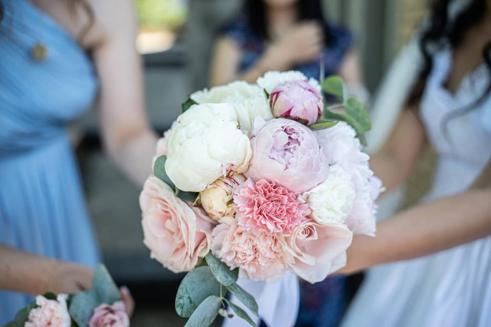 Bouquet pivoines