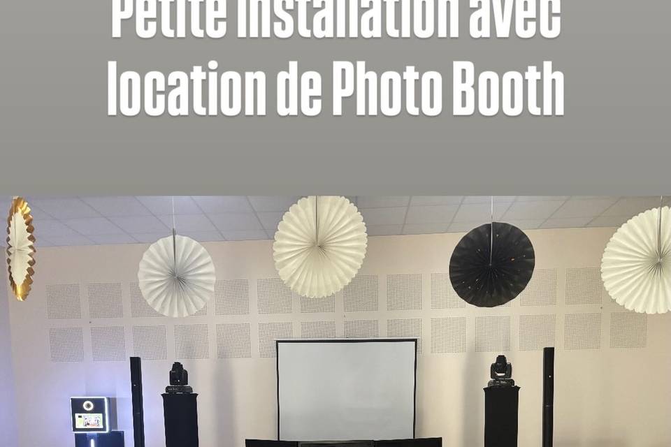 Instal' avec loc photobooth