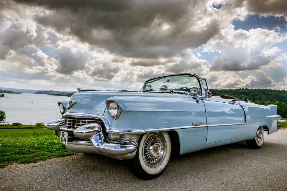 Cadillac 1955 cabriolet ciel