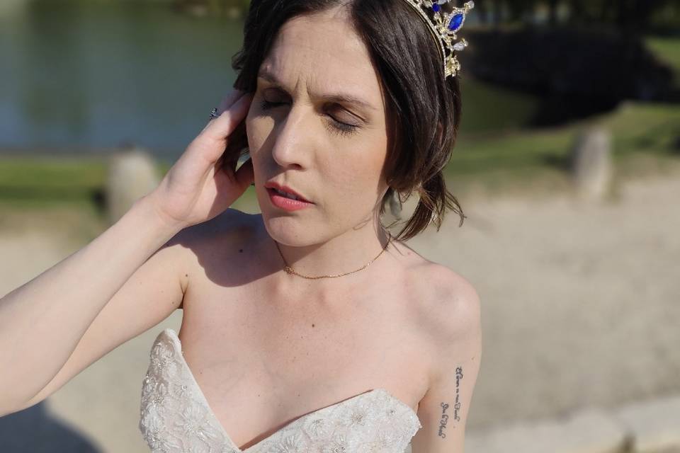 Shooting mariée