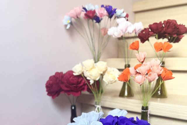 Fleurs en papier