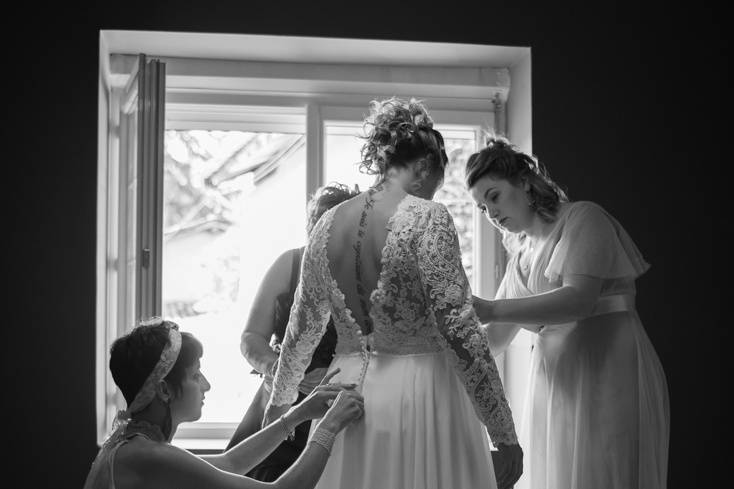 Préparation de la mariée