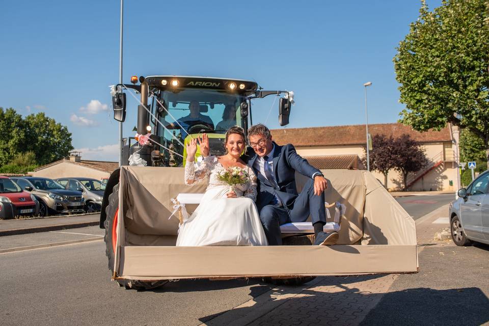 Arrivéede la mariée