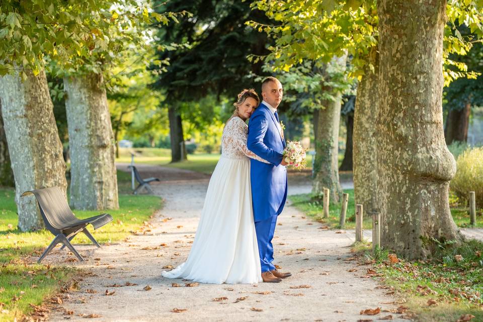Le couple de mariés