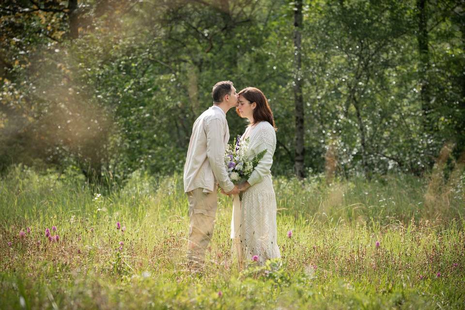 Le couple de mariés
