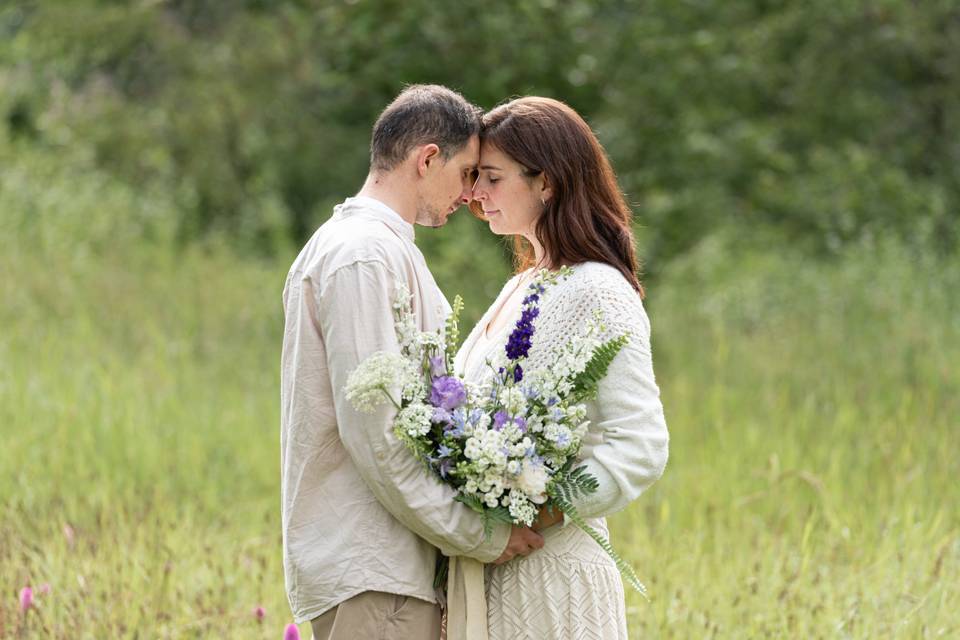 Le couple de mariés