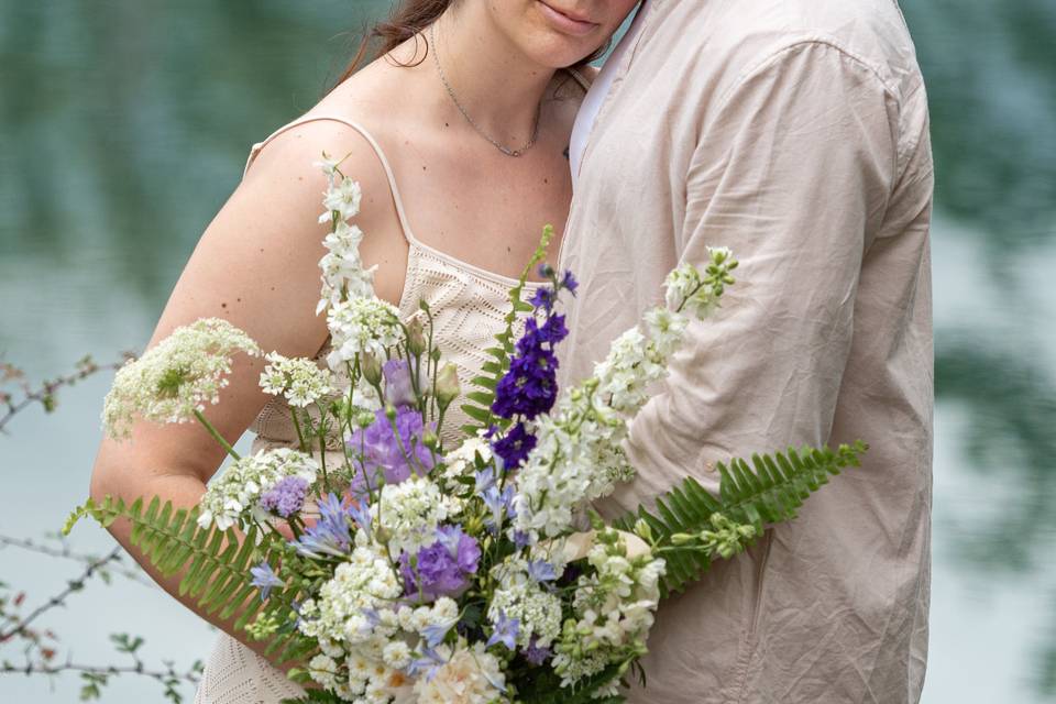 Le couple de mariés