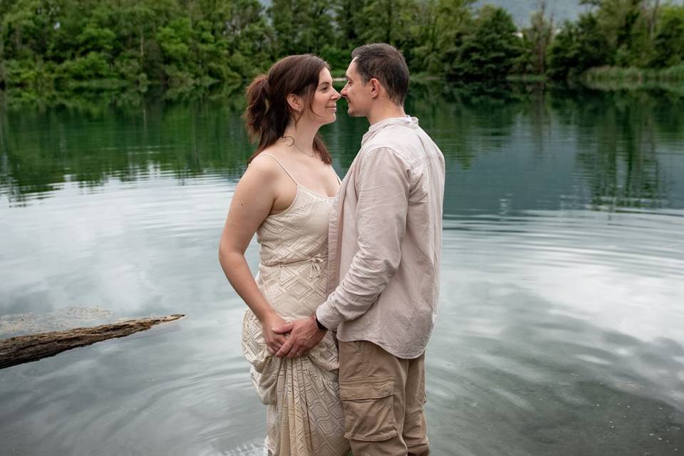 Le couple de mariés