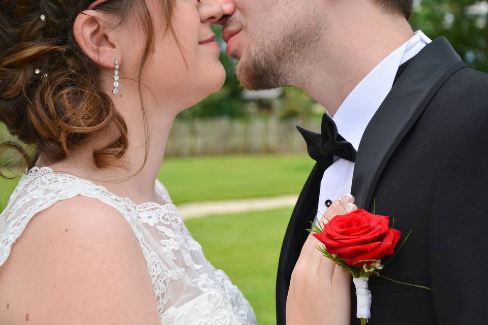 Le couple de mariés