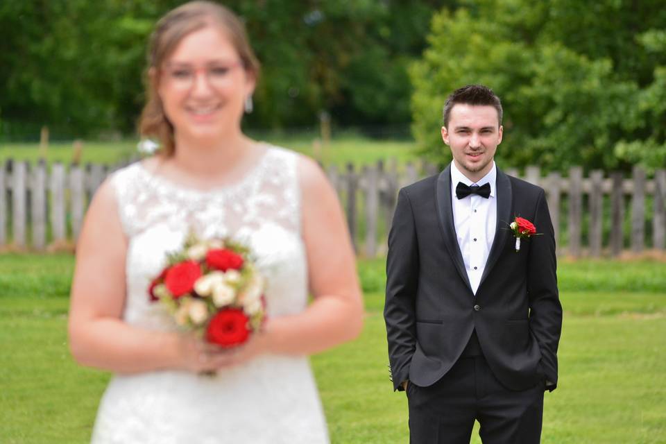 Le couple de mariés