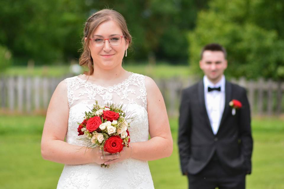 Le couple de mariés