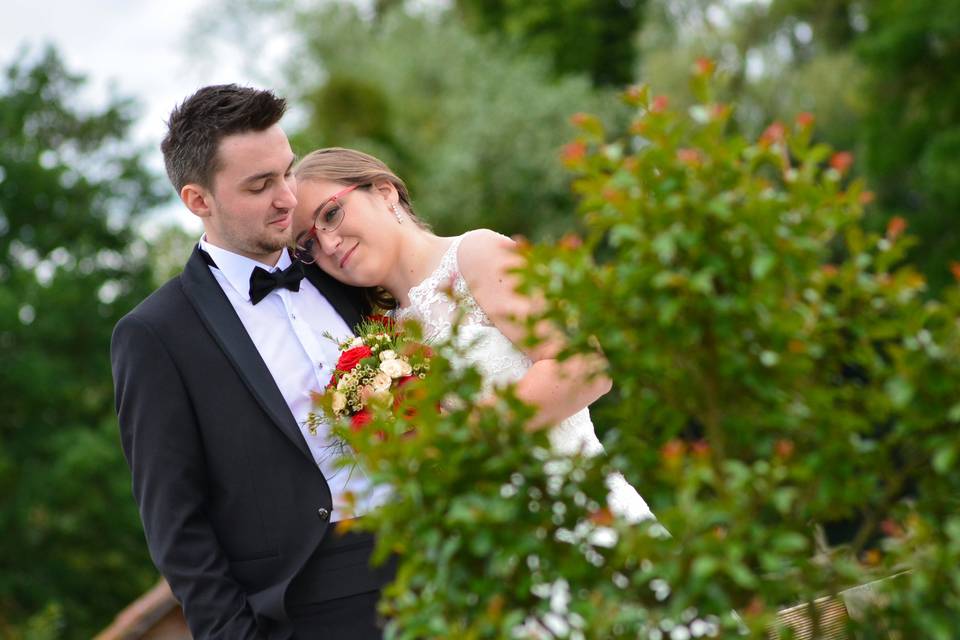 Le couple de mariés