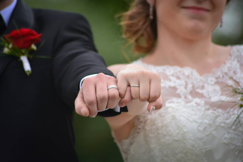 Le couple de mariés