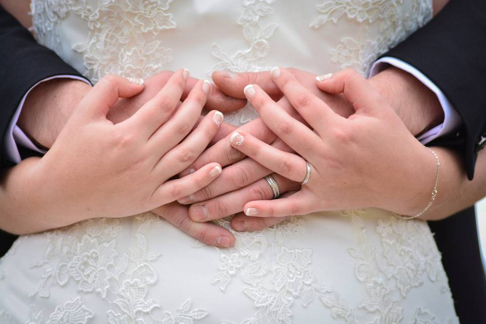 Le couple de mariés
