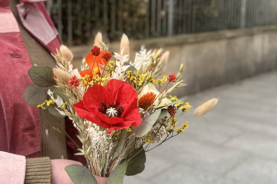 Bouquet coquelicot