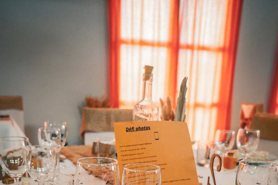 Table déco