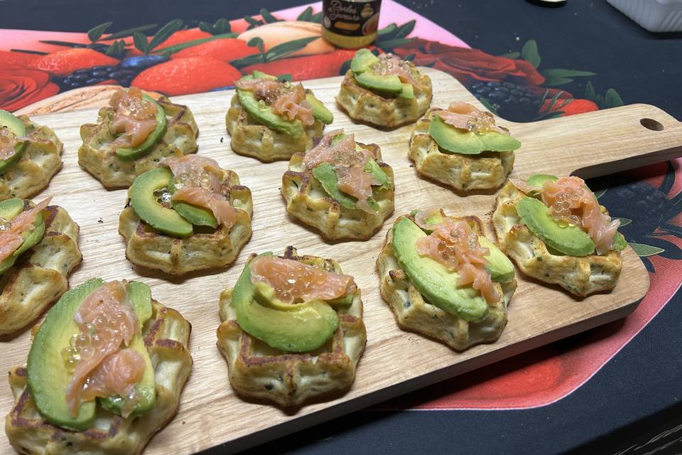 Gaufre gourmande salée