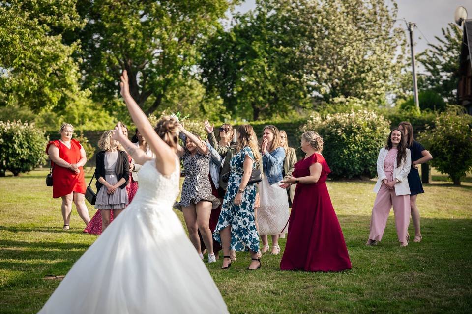 Lancé de bouquet