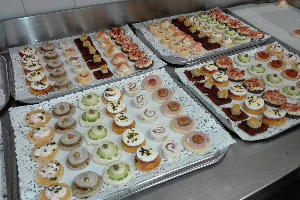 Assortiment de canapés