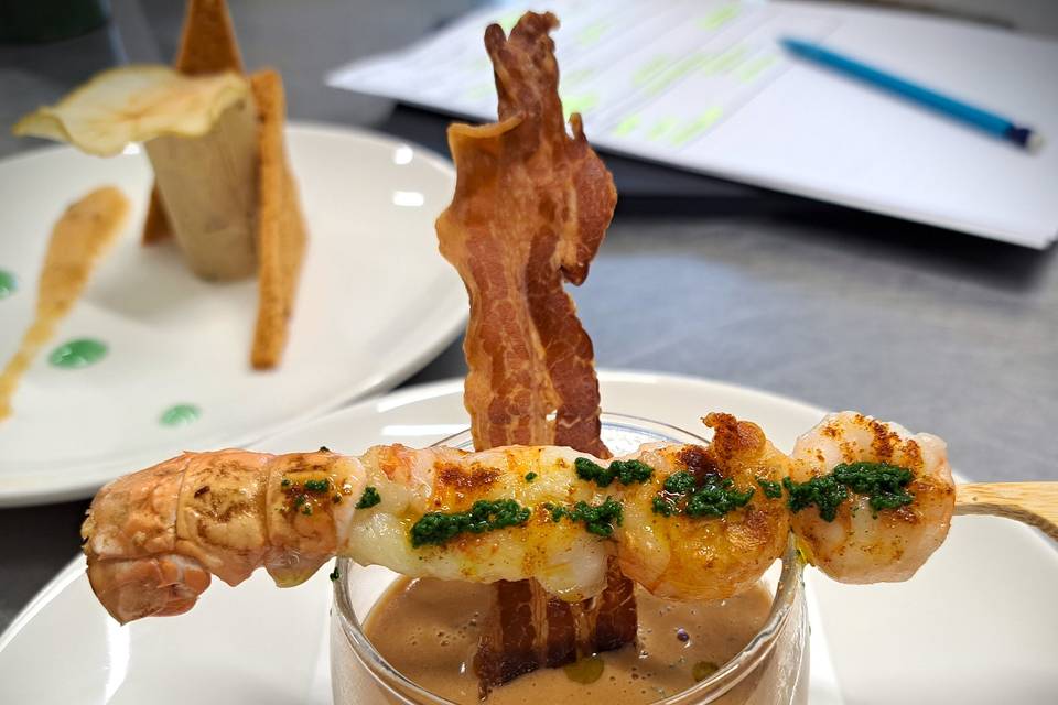 Entrée Langoustine
