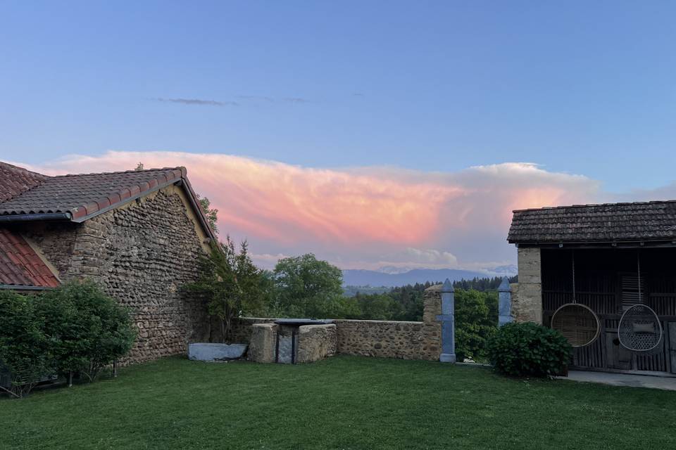 Le ciel flamboyant