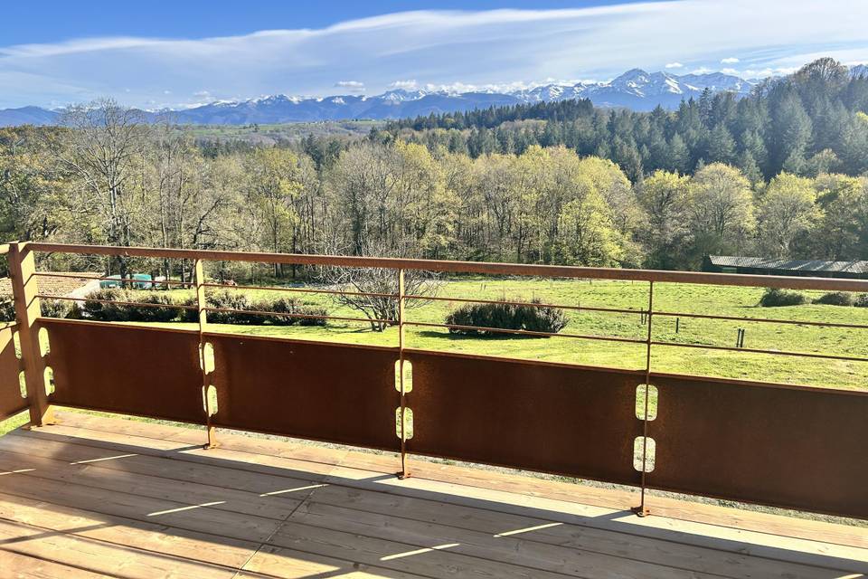 Vue de puis le balcon