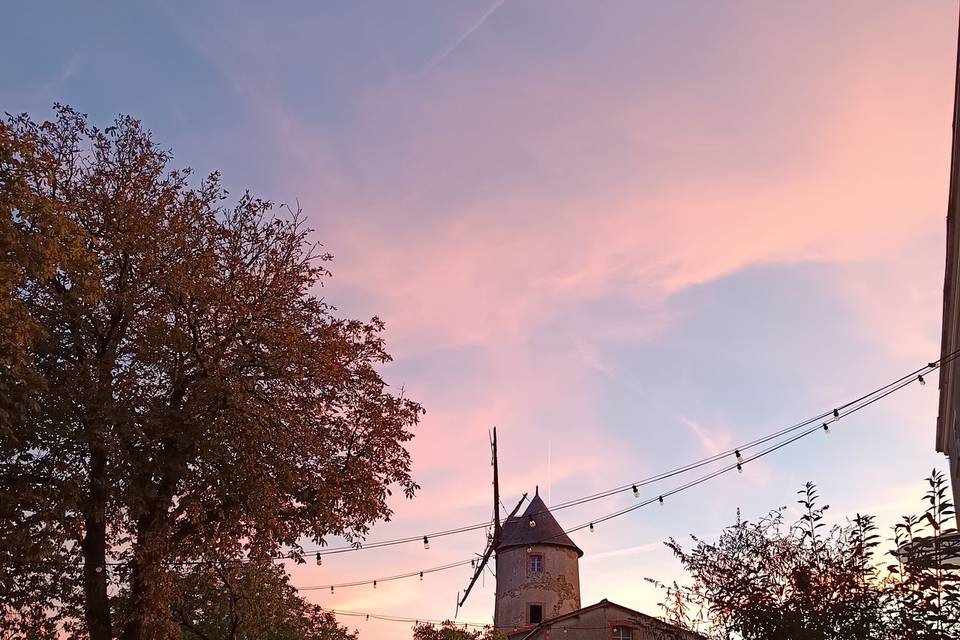 Ciel orangé